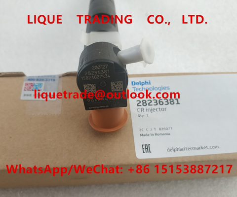 DELPHI Common rail injector 28236381, 33800-4A700 , 338004A700 , 33800 4A700 for HYUNDAI supplier