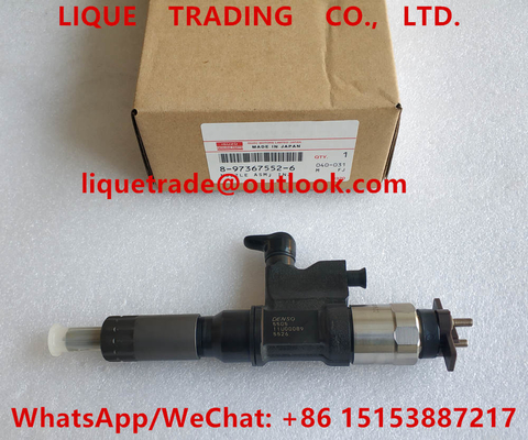 DENSO injector 095000-5505, 095000-5506 ISUZU 8-97367552-5 , 8973675525, 8-97367552-6 , 8973675526 supplier