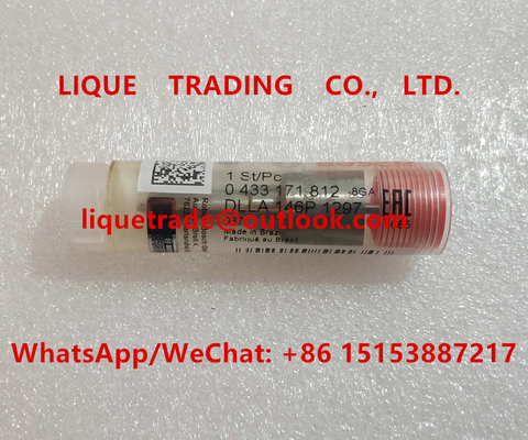 BOSCH Injector Nozzle 0433171812 , DLLA146P1297 , 0 433 171 812 , DLLA 146P 1297 supplier